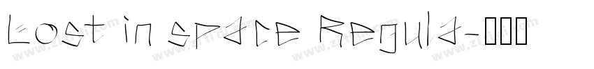 Lost in space Regula字体转换